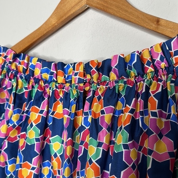 SALONI Juli-B Night Star print 100% silk jumpsuit 6 NWT - Picture 8 of 14